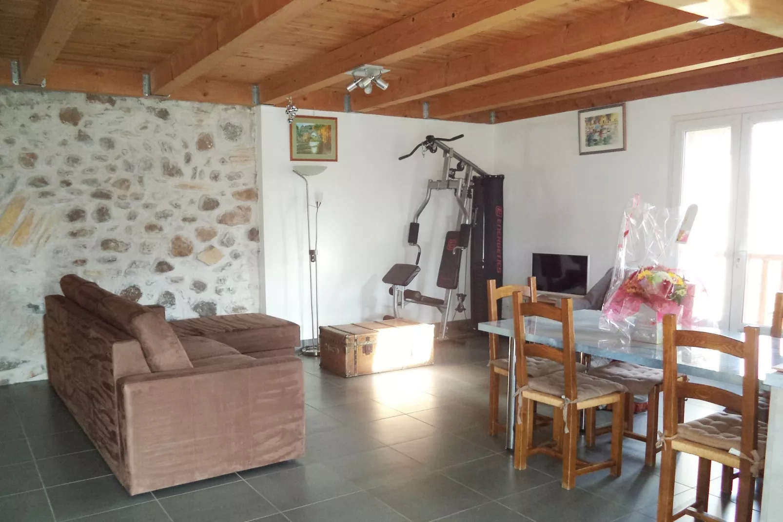 Cottage les Bombis-Living room