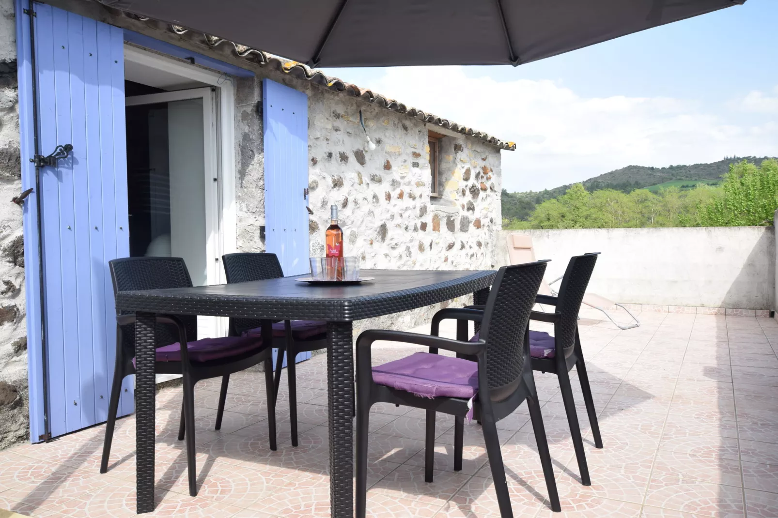 Cottage les Bombis-Terrace balcony