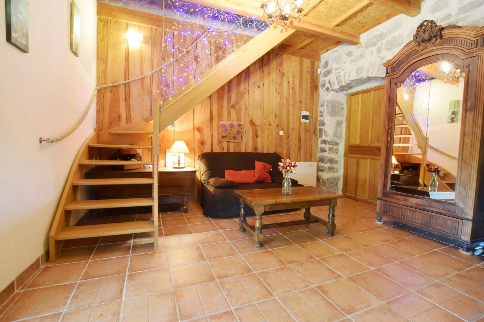 Gite avec mezzanine-Living room