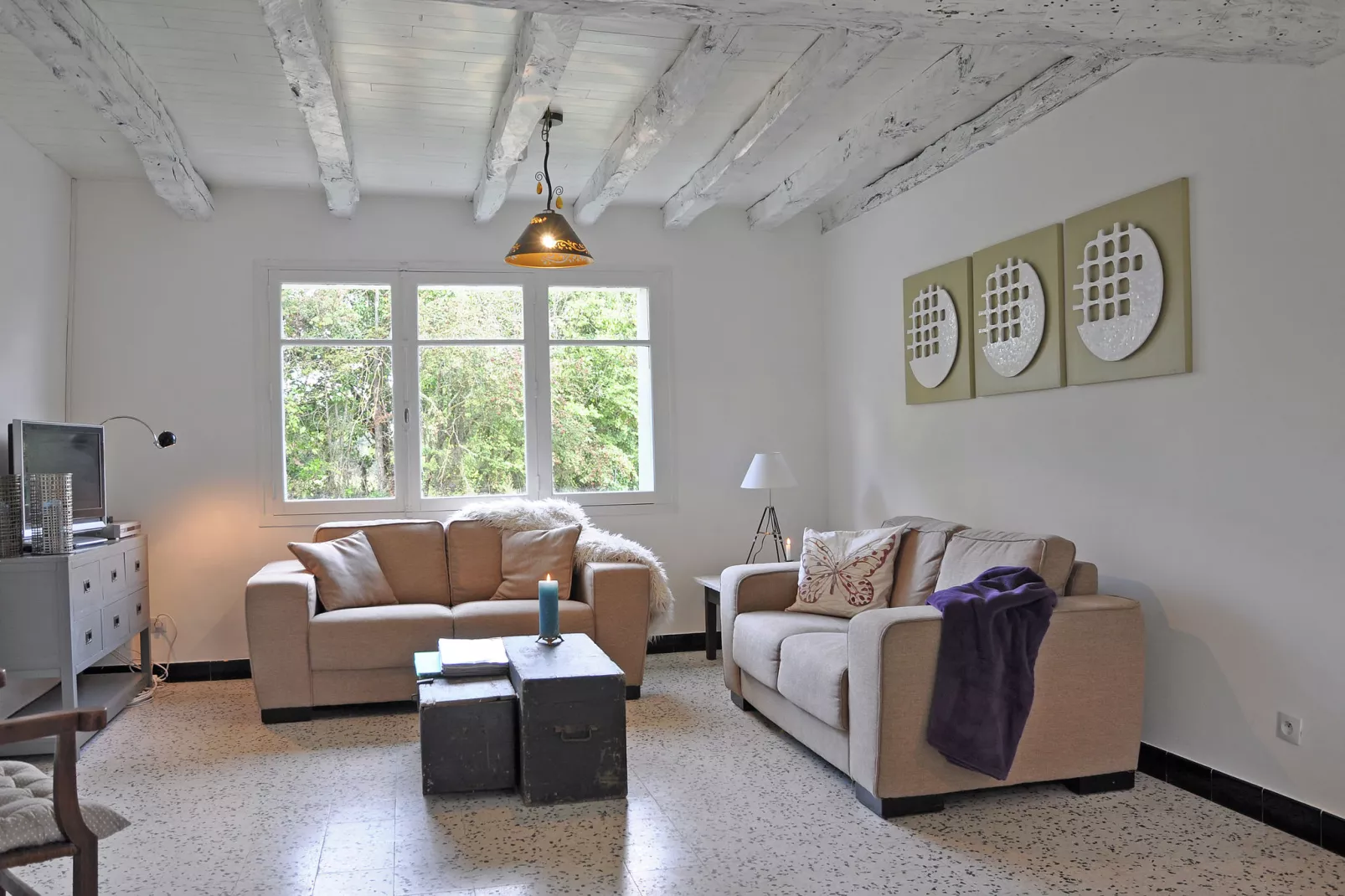 Gite Les Andreous-Living room