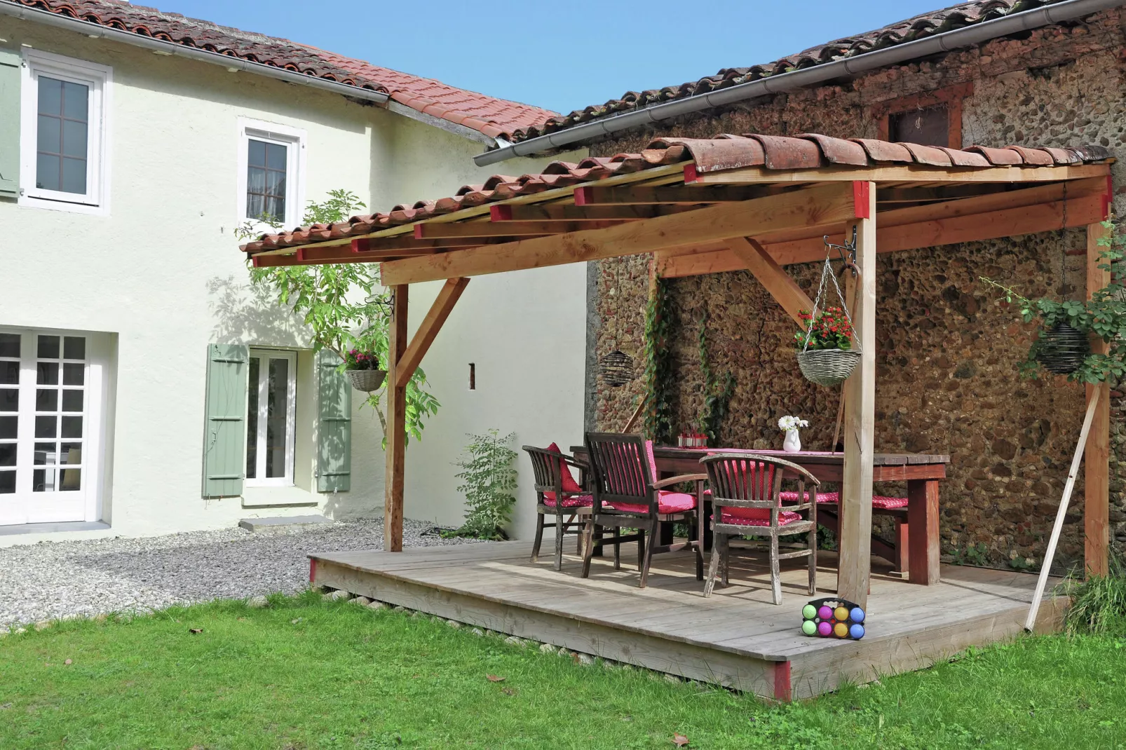 Gite Les Andreous-Terrace balcony