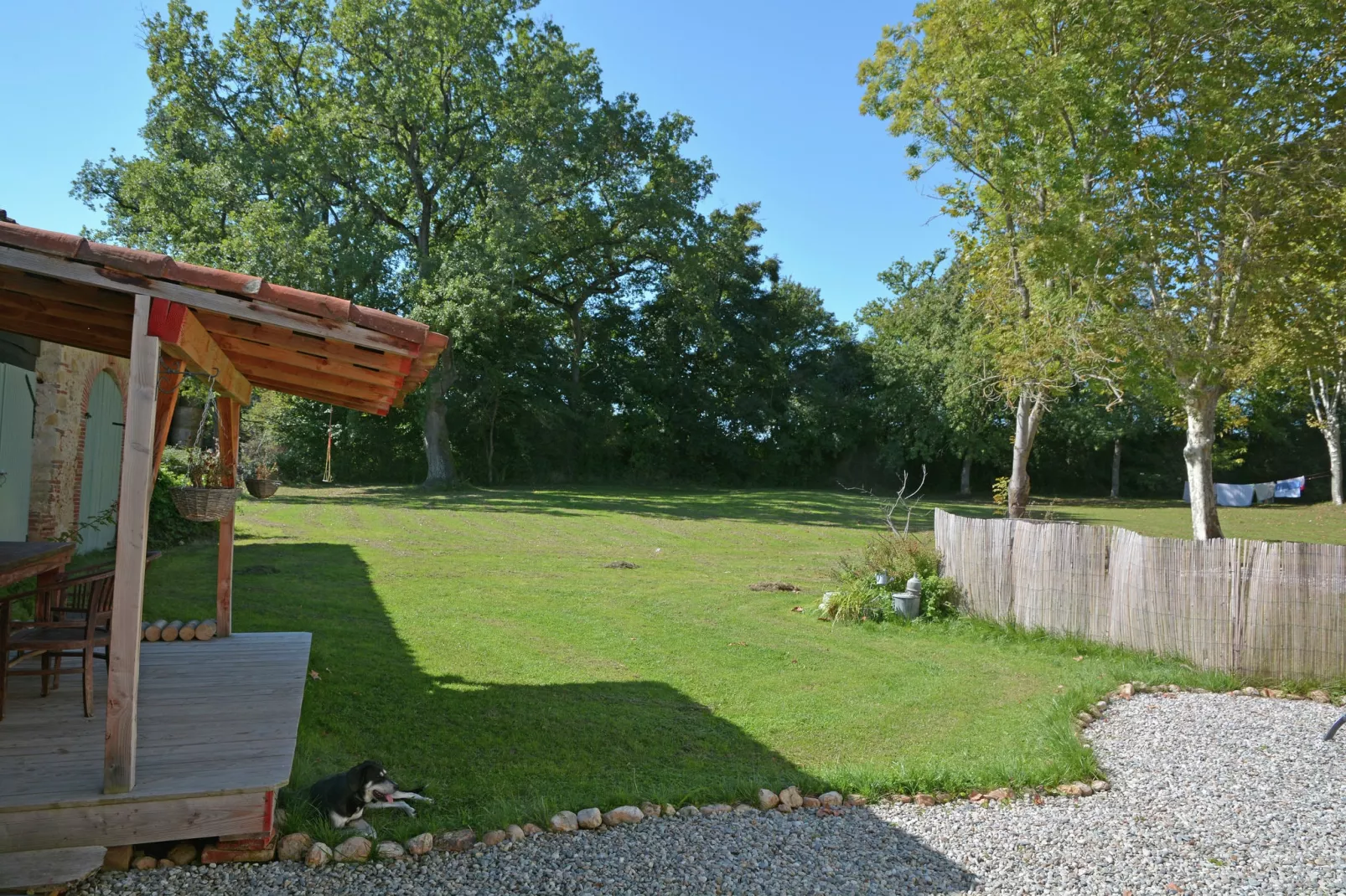 Gite Les Andreous-Gardens summer