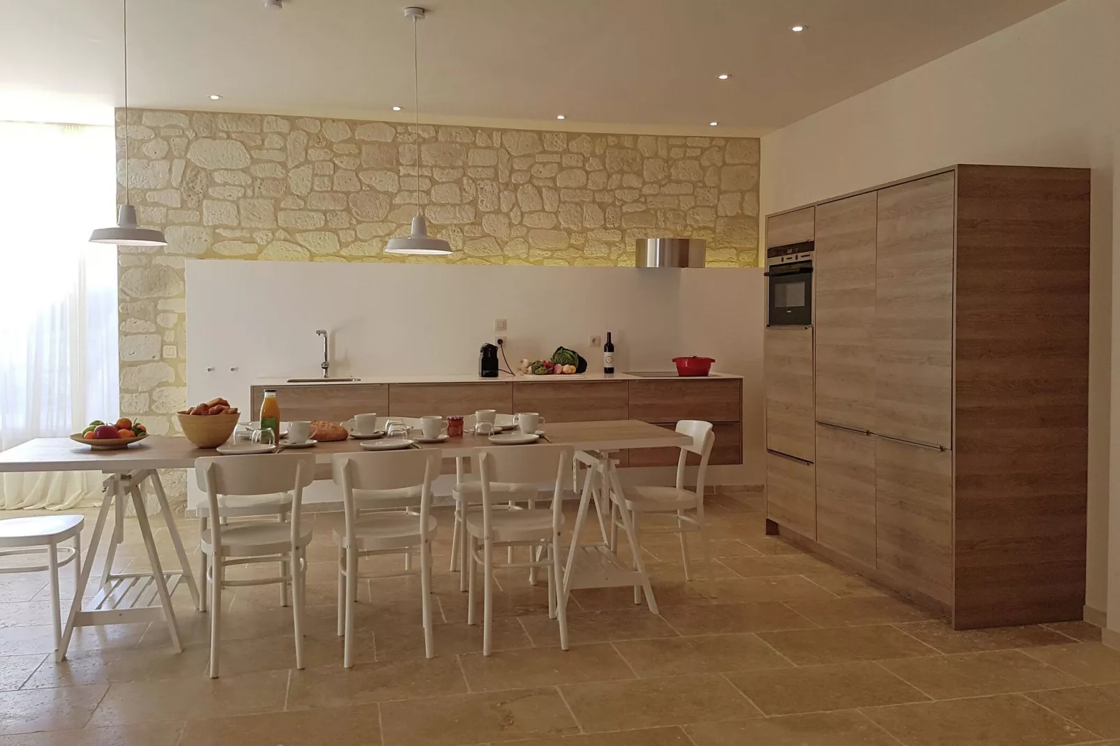 Gîte de luxe dans les vignes 1-Küche