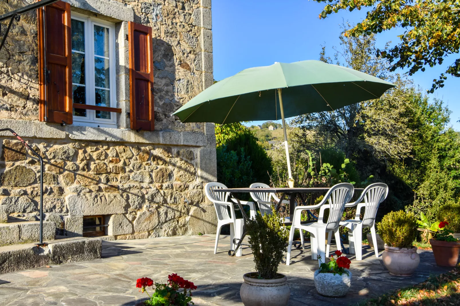 Maison de vacances - Sénezergues-Terrace balcony