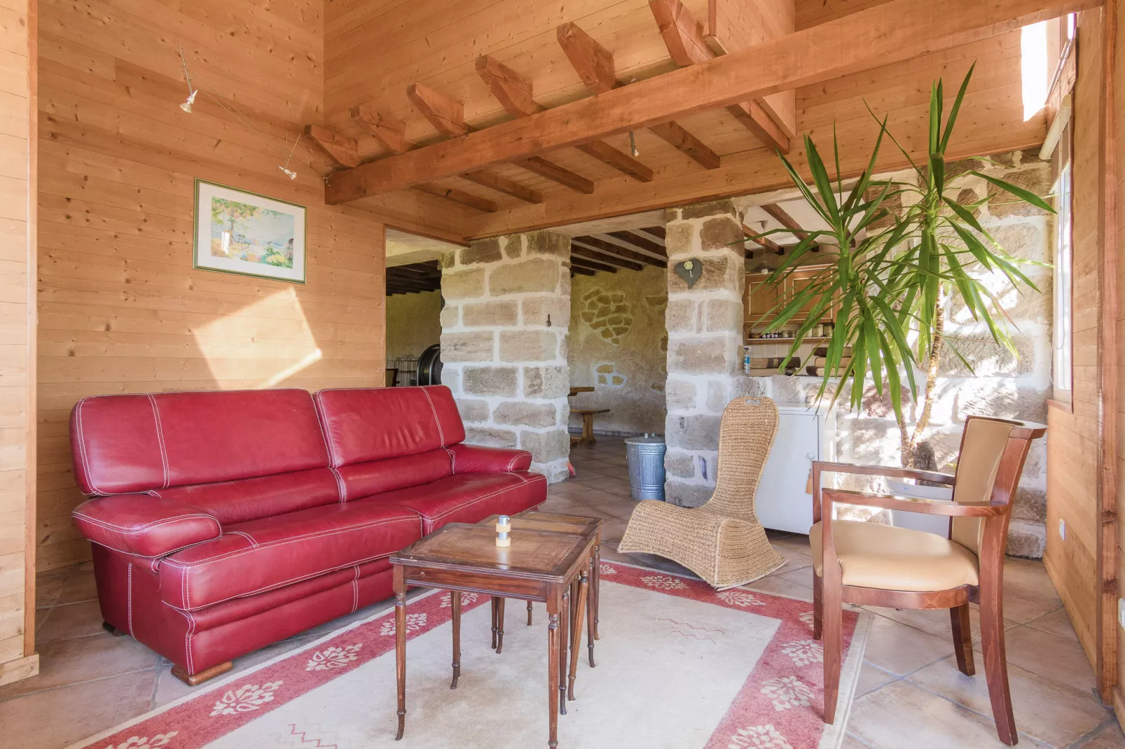 Maison La Porcherie-Living room