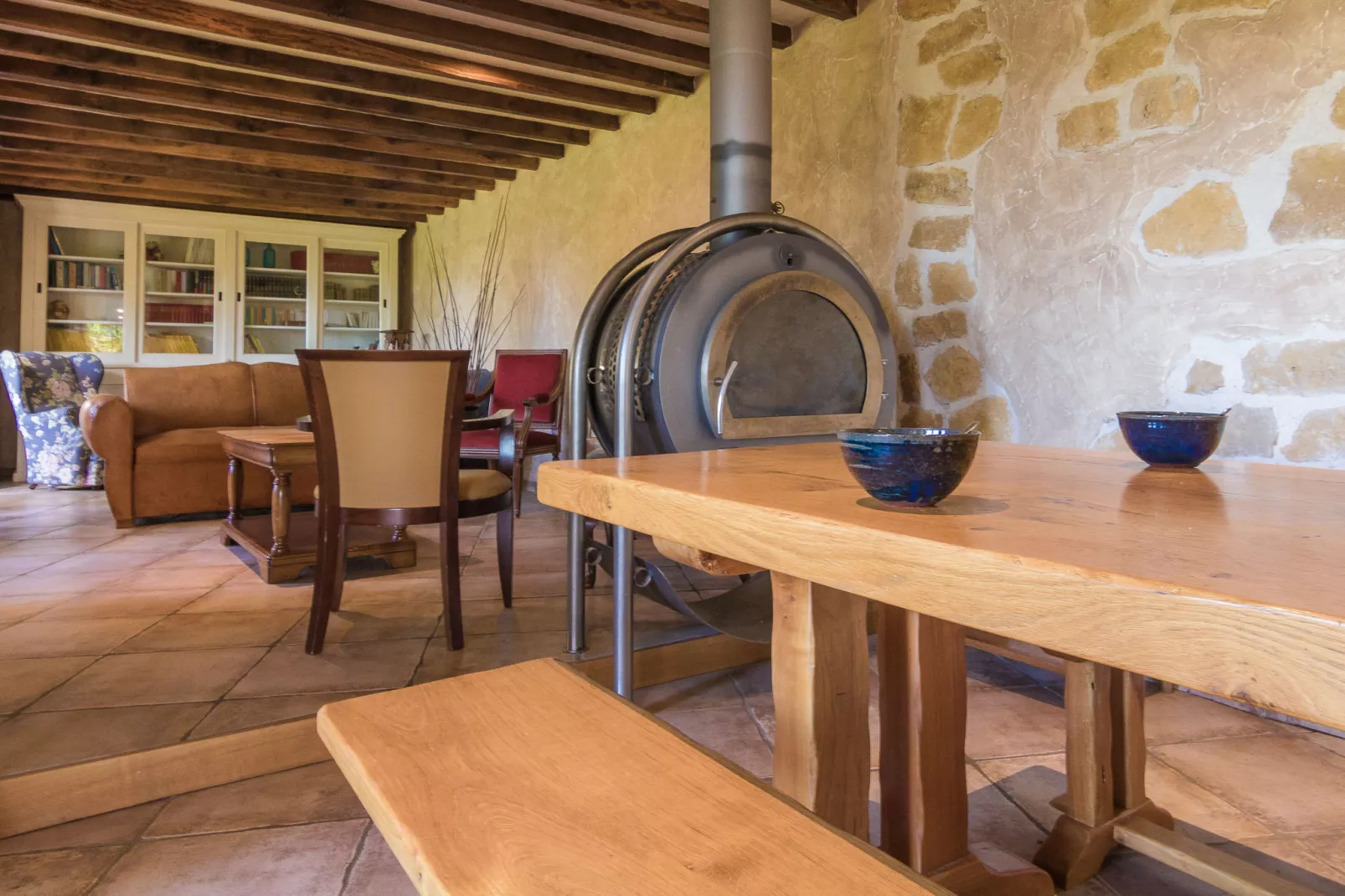 Maison La Porcherie-Dining room