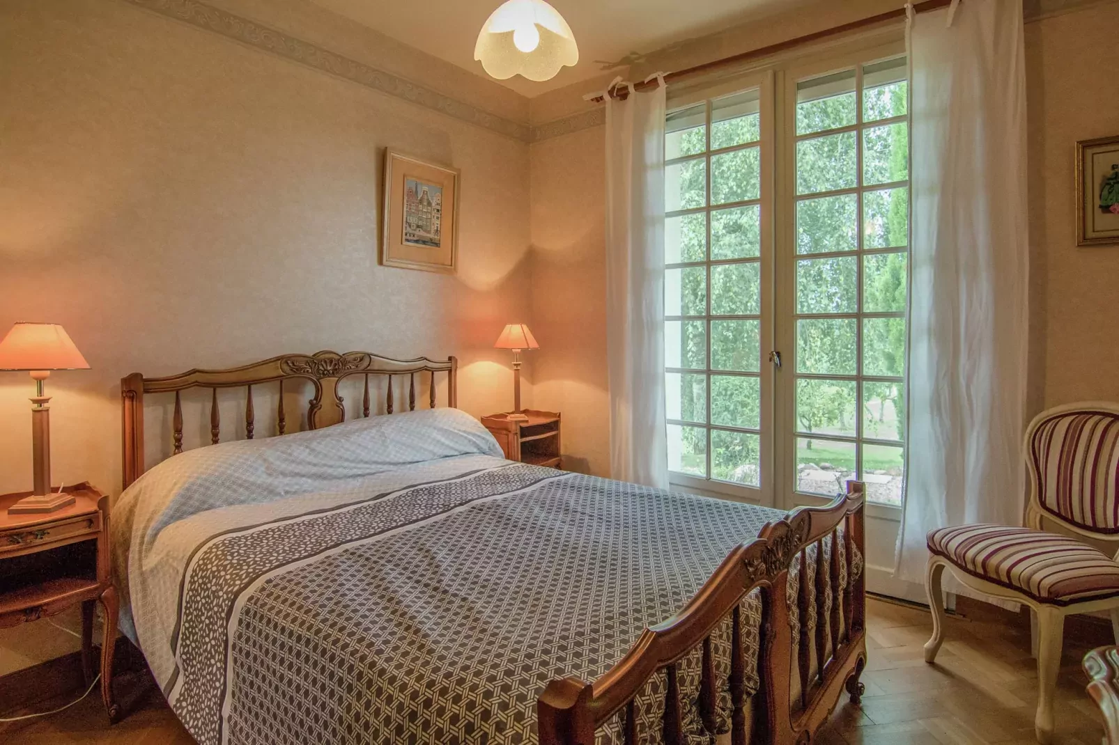 Villa de l'Yssandonnais-Bedroom