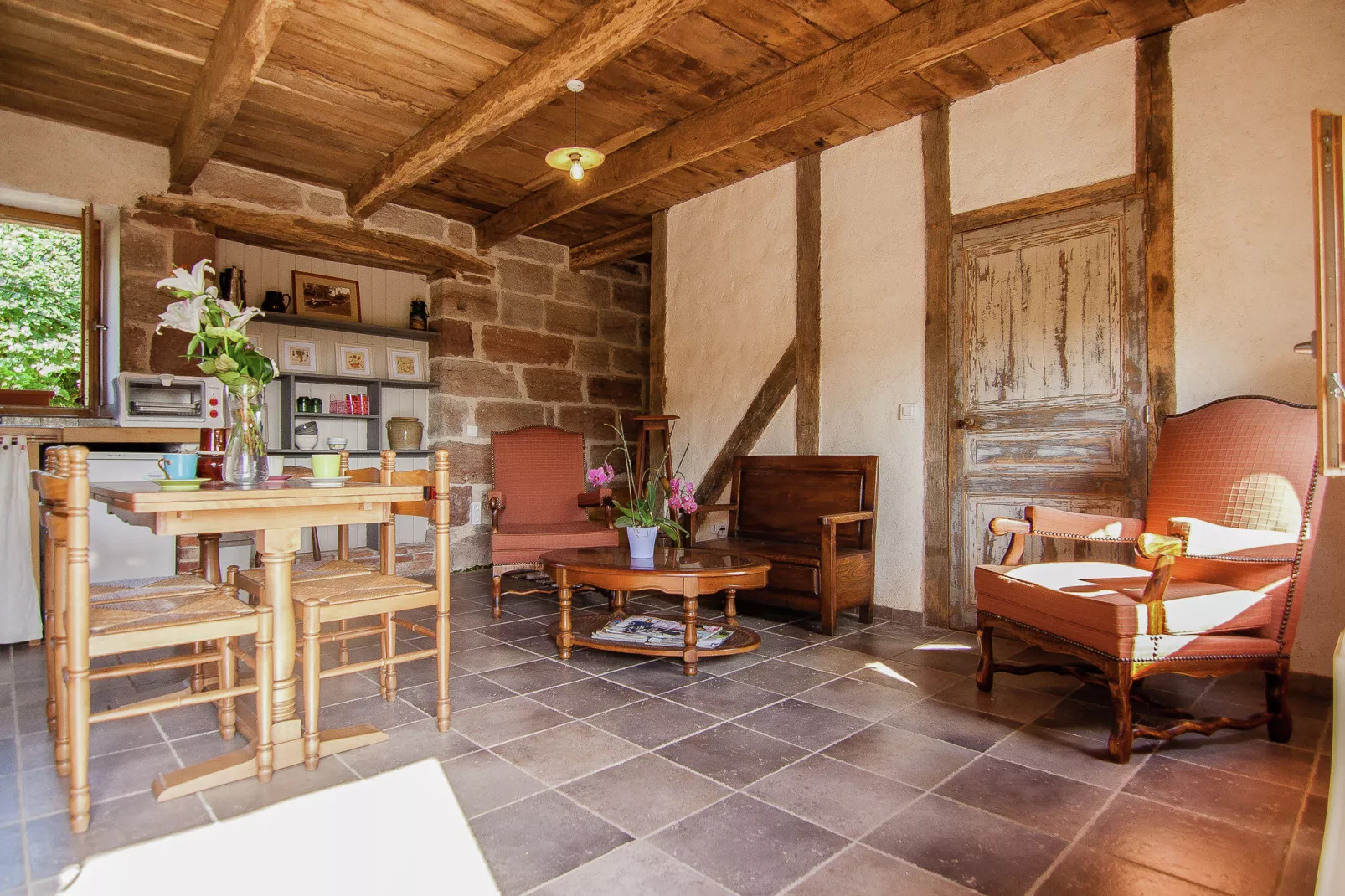 Gite La Porcherie-Living room