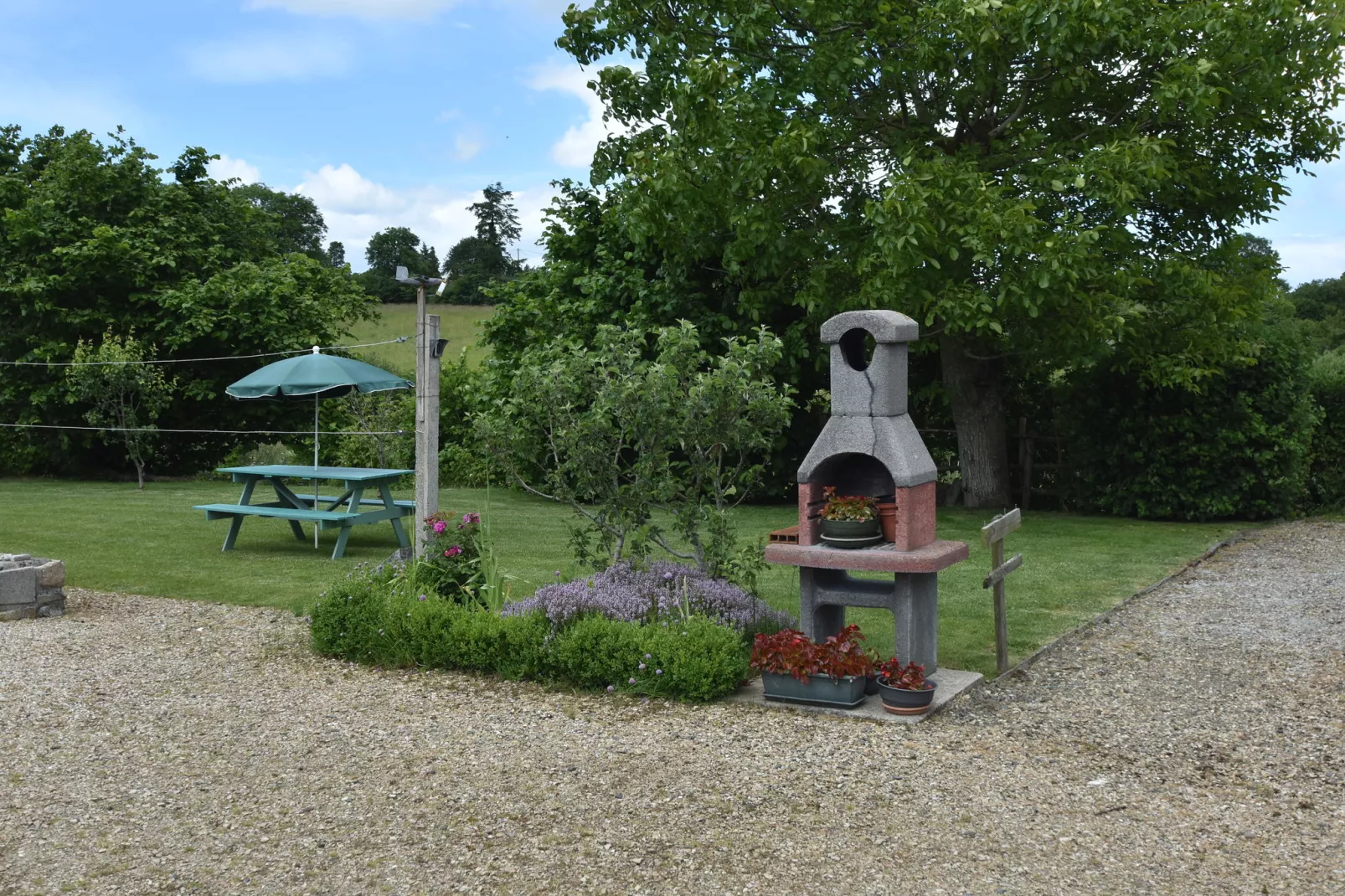 Villa des Prés-Gardens summer