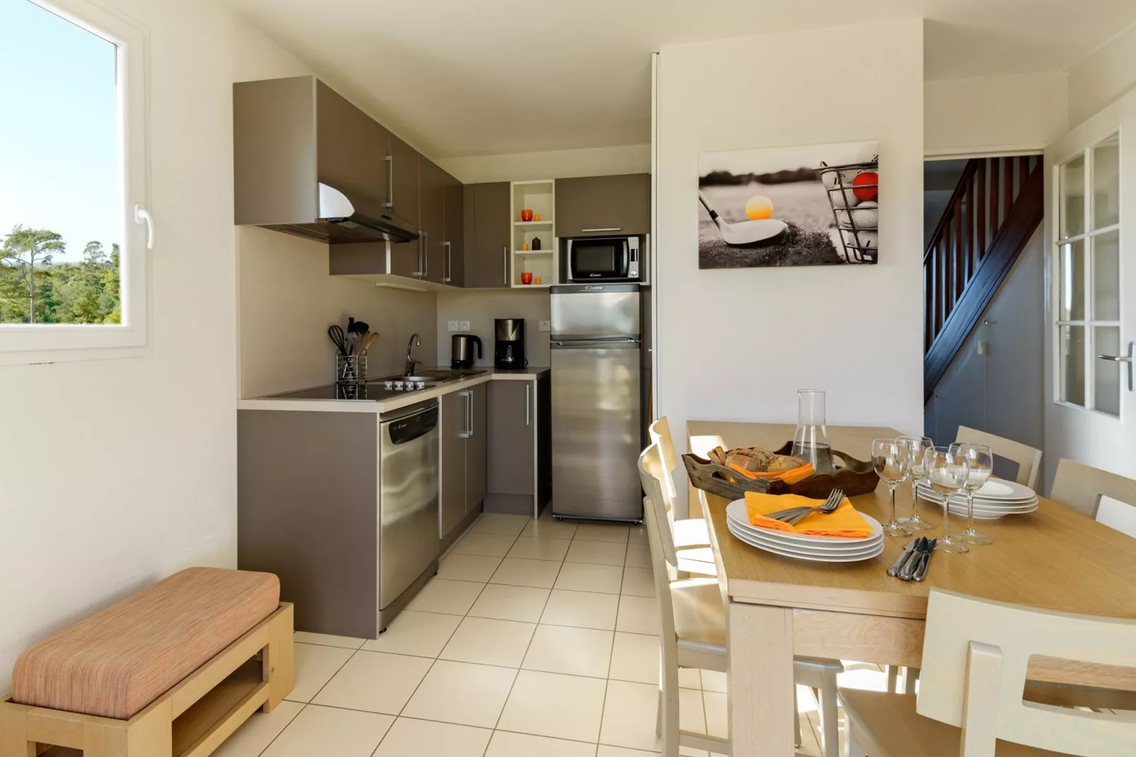 Résidence Cap Green 1-Kitchen