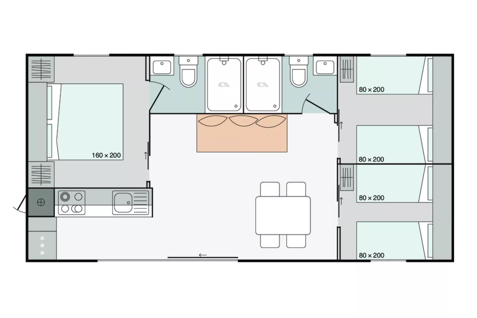 Cottage 6p-Facilities