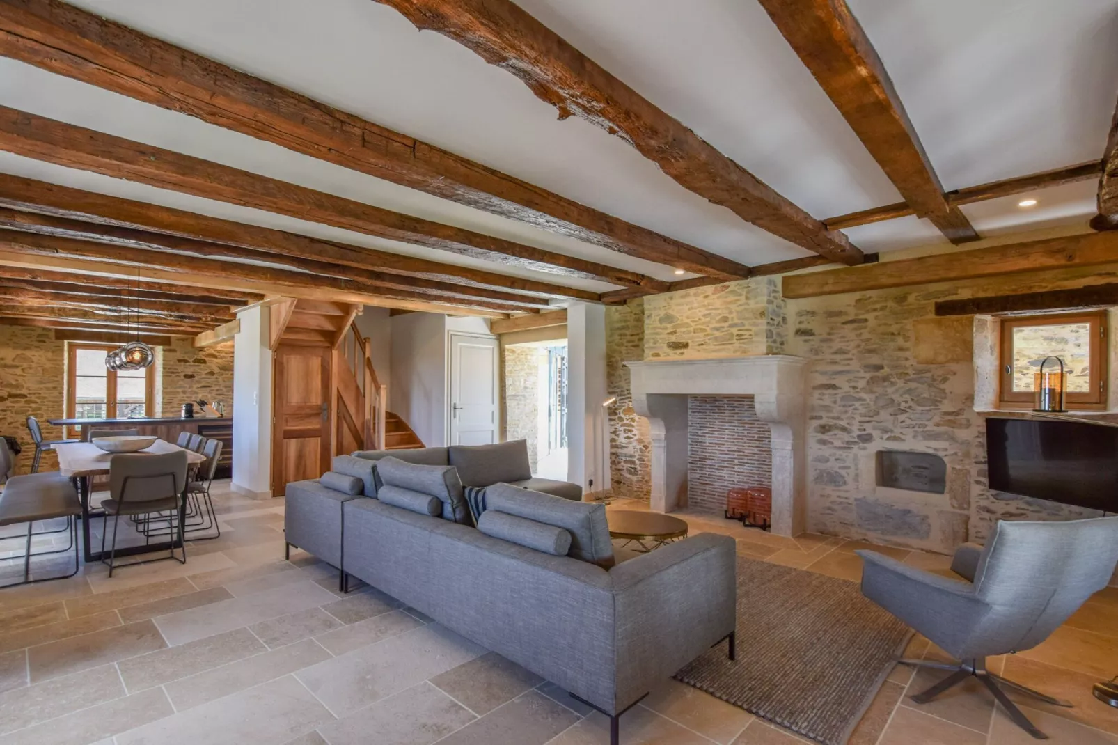 Gite Brouillac-Living room