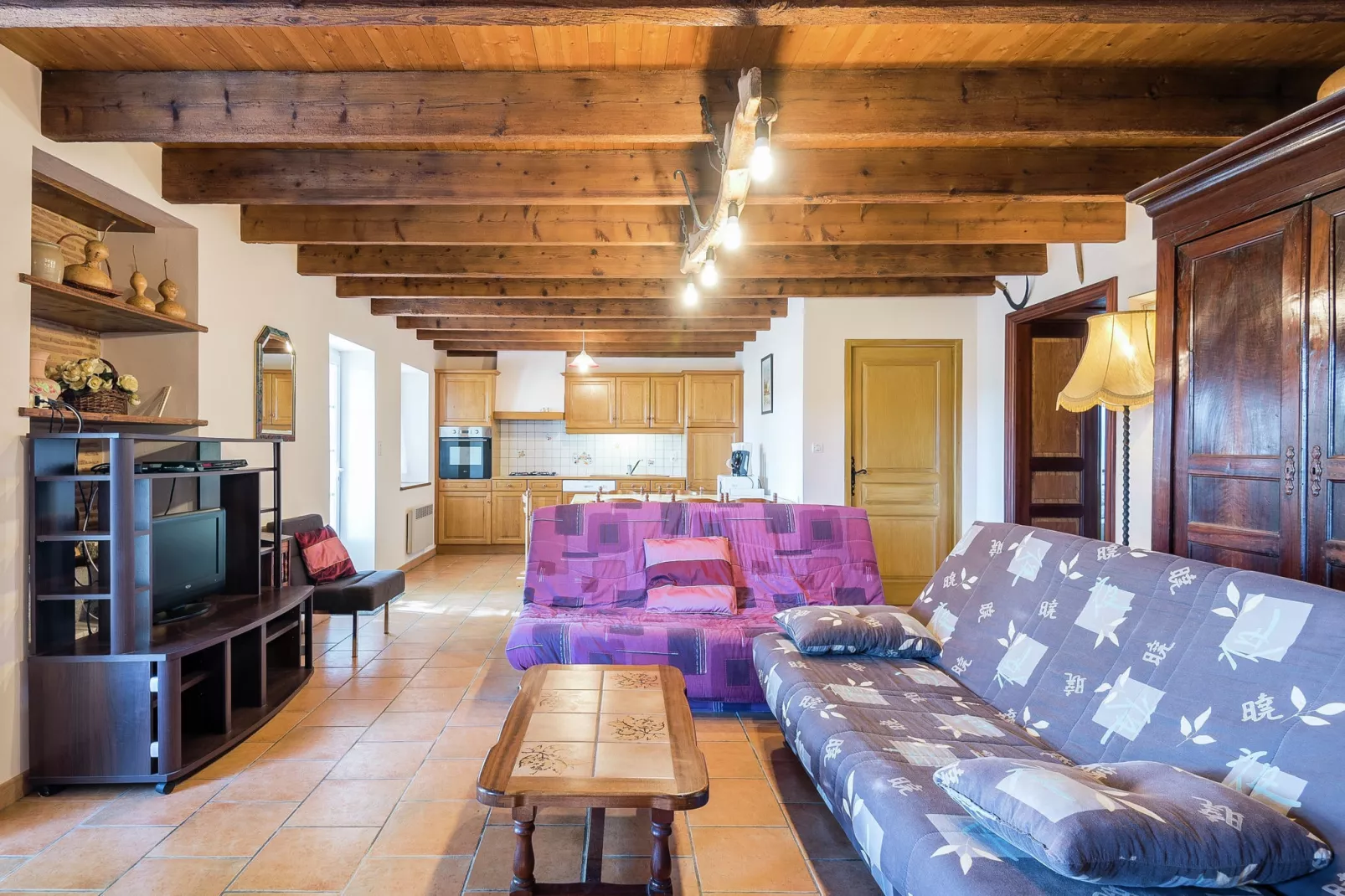 Maison de vacances Saint Nexans 6p-Living room