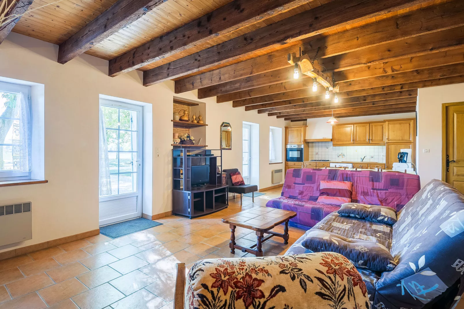 Maison de vacances Saint Nexans 6p-Living room