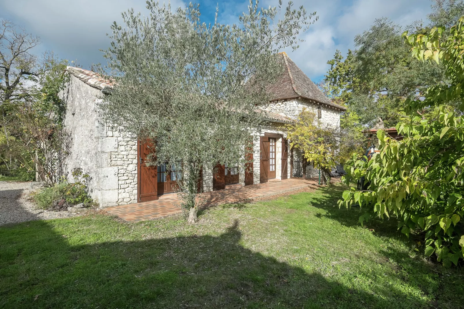 Maison de vacances Bouniagues-Gärten Sommer