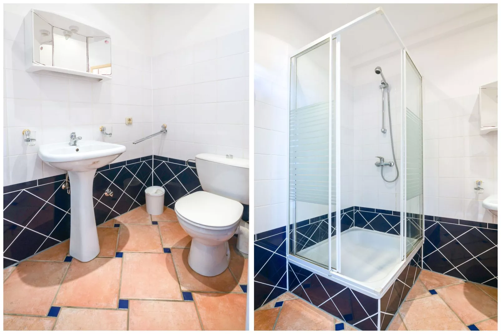 "Ancienne Gendarmerie" studio A-Badezimmer