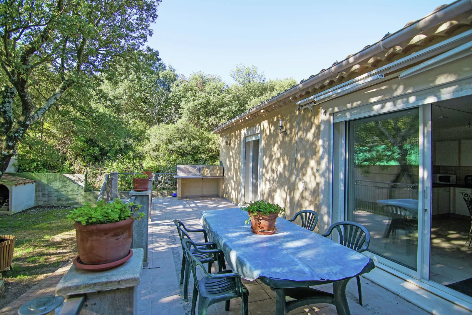 Maison de vacances - LÉDENON-Terrassenbalkon