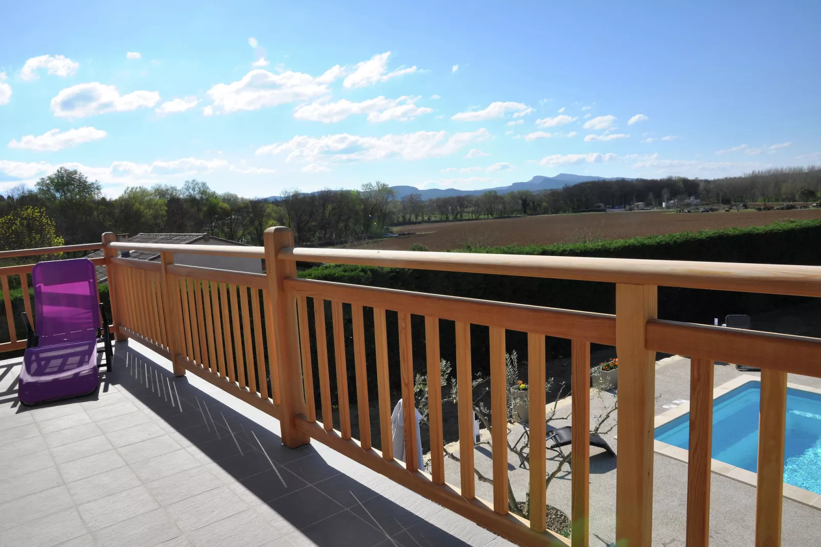 Le Malcap-Terrace balcony
