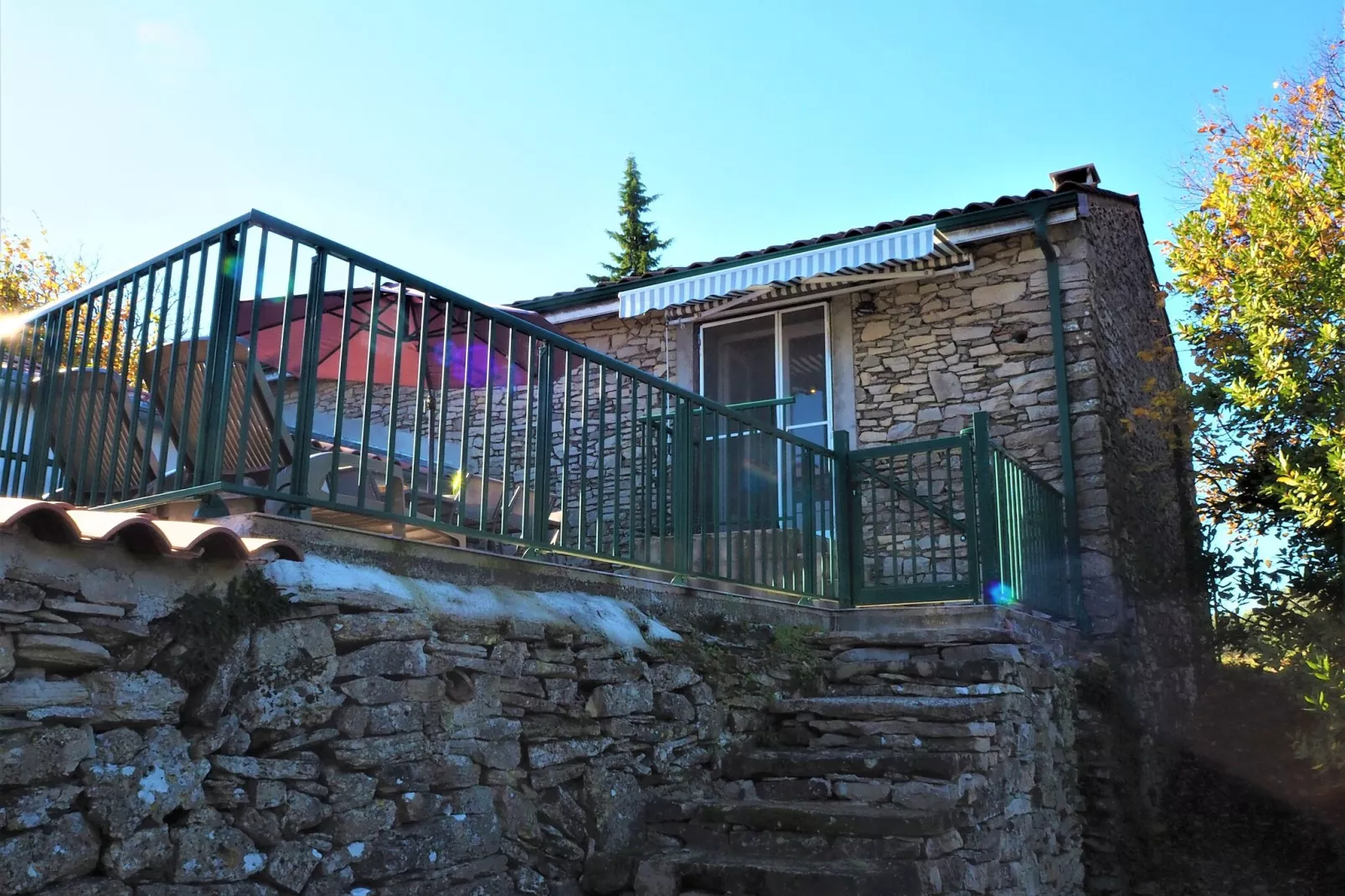 Ferienhaus in Villemagne-l'Argentière-Outdoor