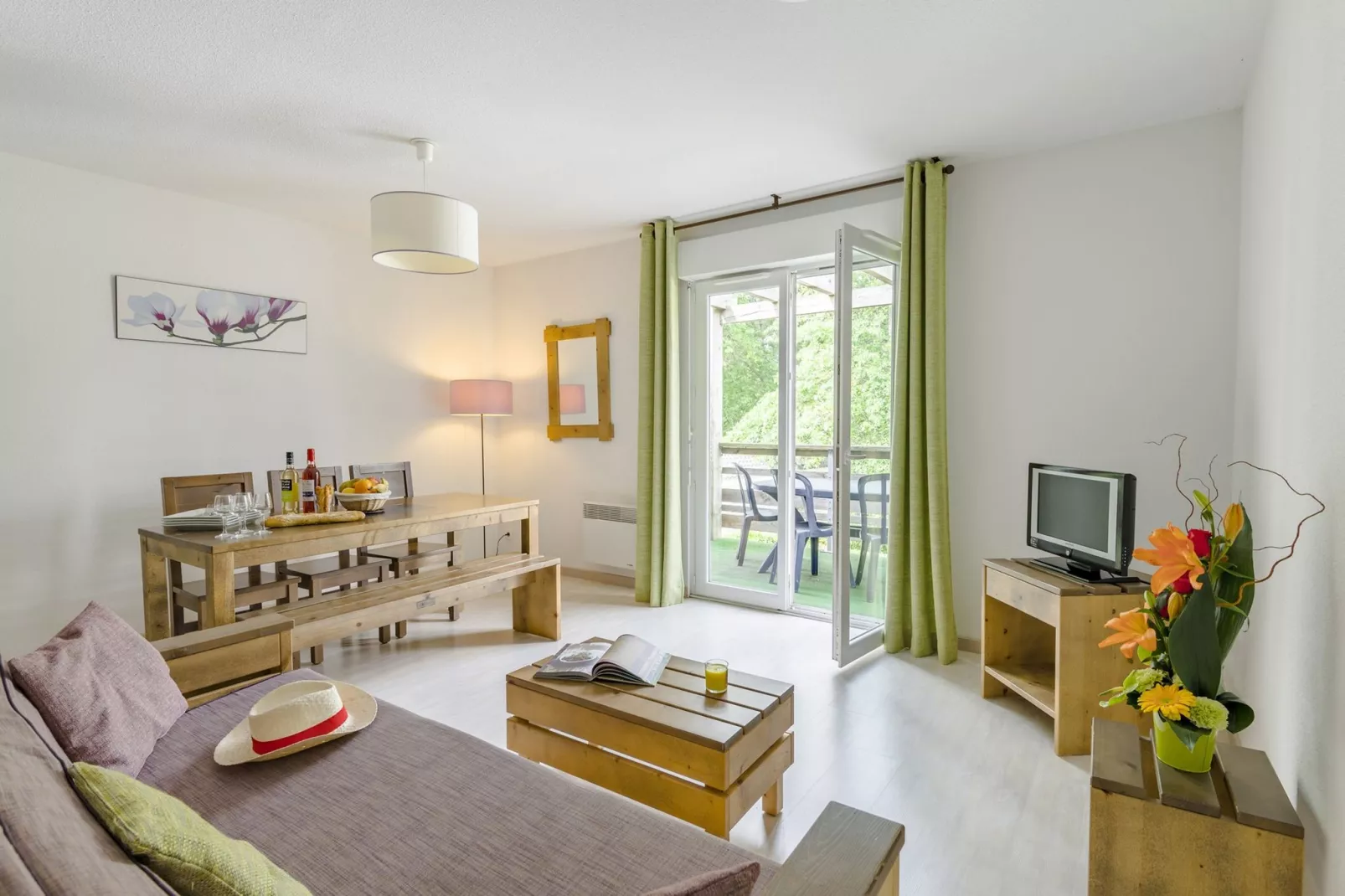 Residences Les Terrasses du Lac 4-Living room
