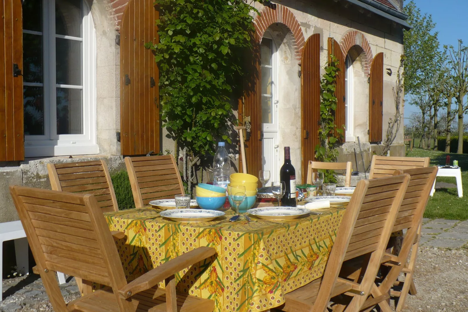 La Ferme les Drageonnières-Terrace balcony