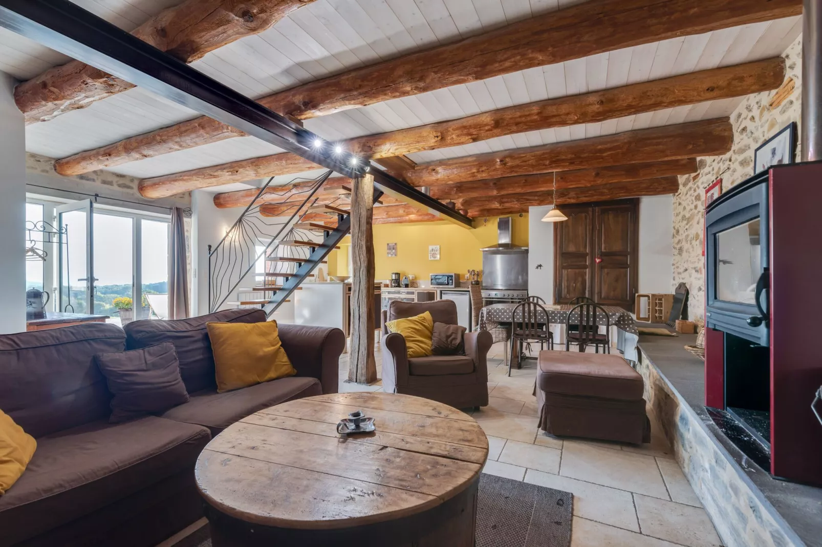 Maison à la campagne-Living room