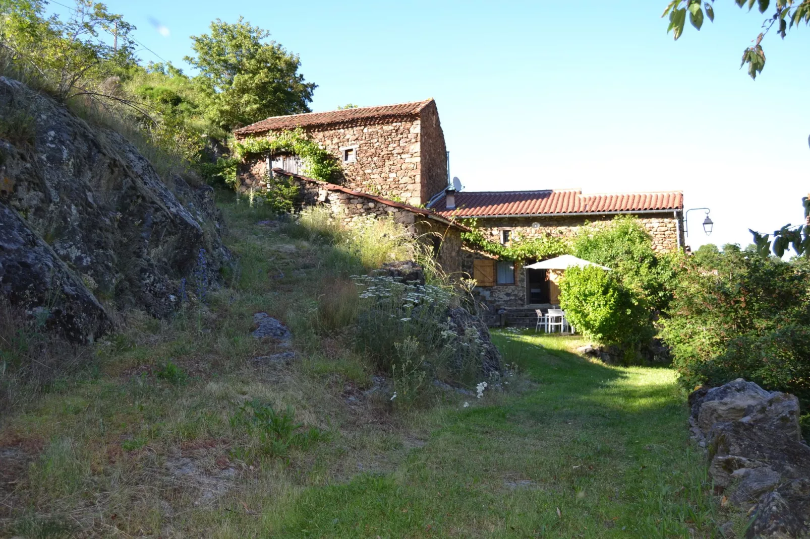Gite du Pradal-Gardens summer