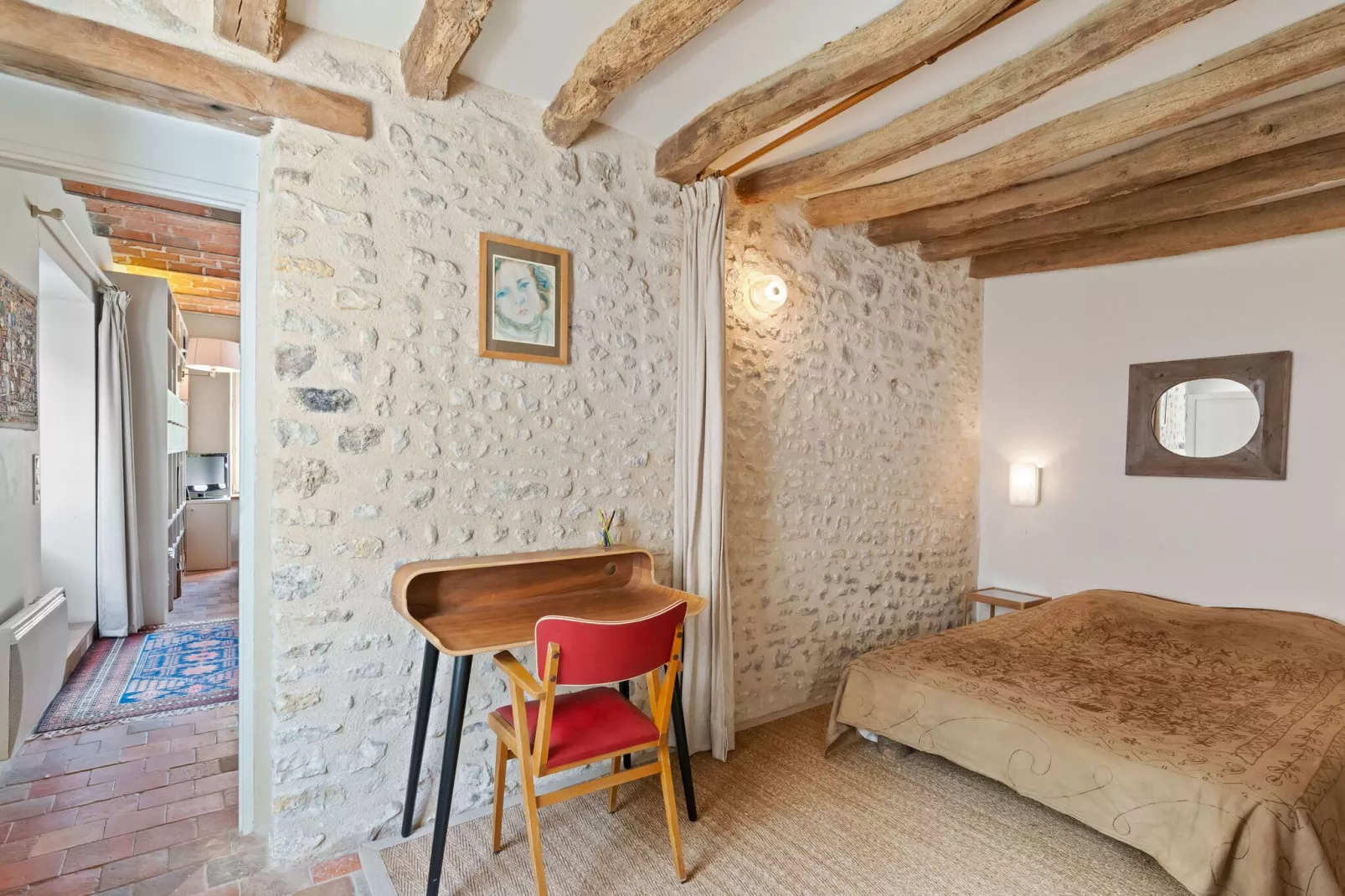 Maison 2 personnes - Loiret-Bedroom