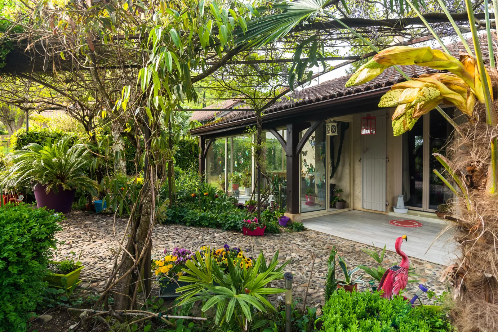 Maison de vacances Espere - Gardens in summer
