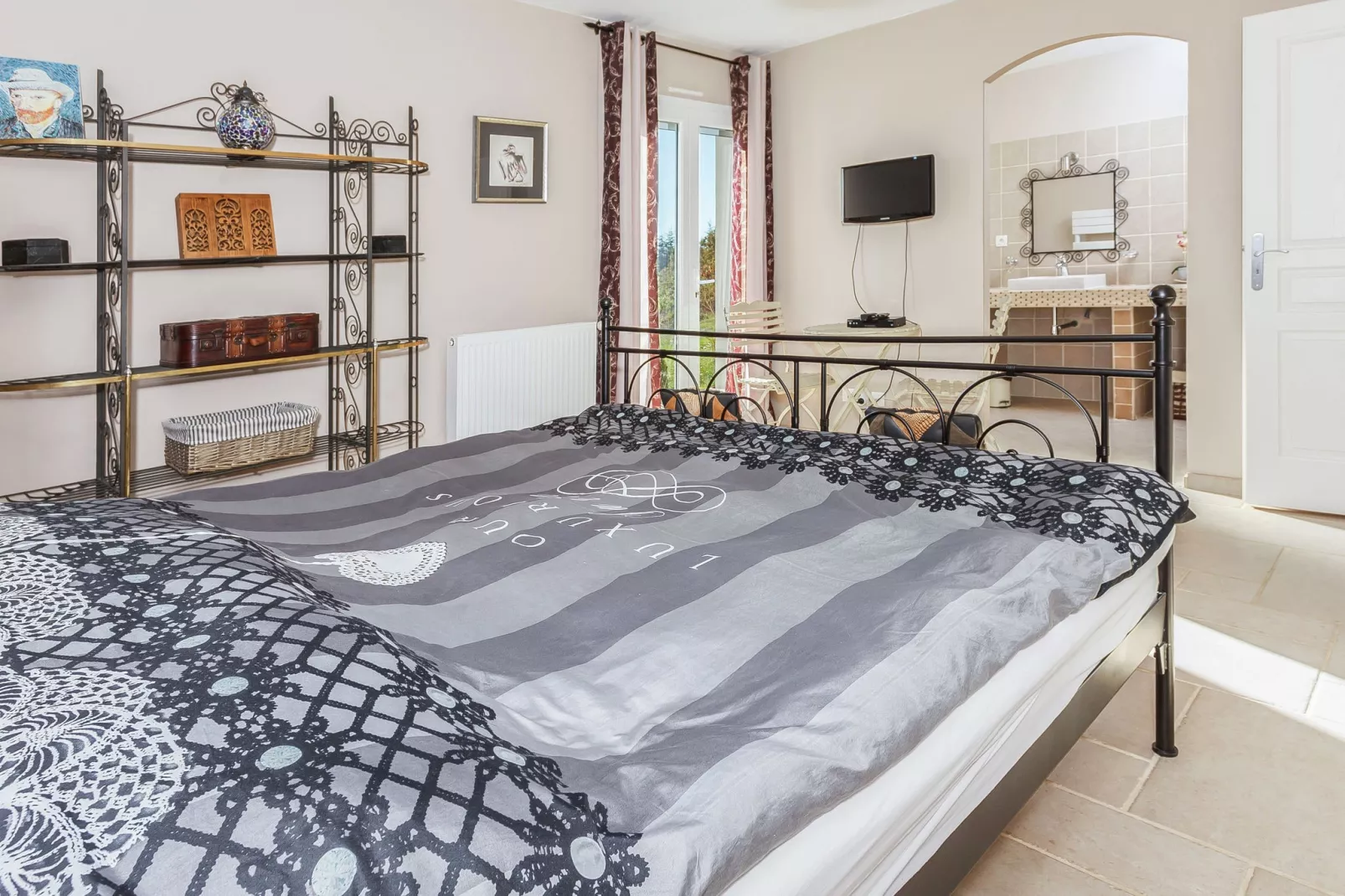 Le Repos près de Dordogne et Cahors-Schlafzimmer
