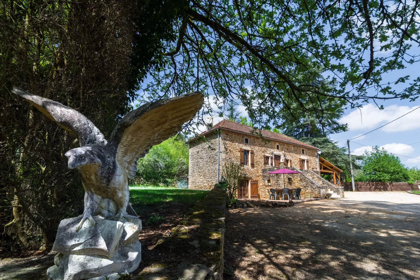Maison de vacances Blanquefort Sur Briolance 12 pers-Exterior summer