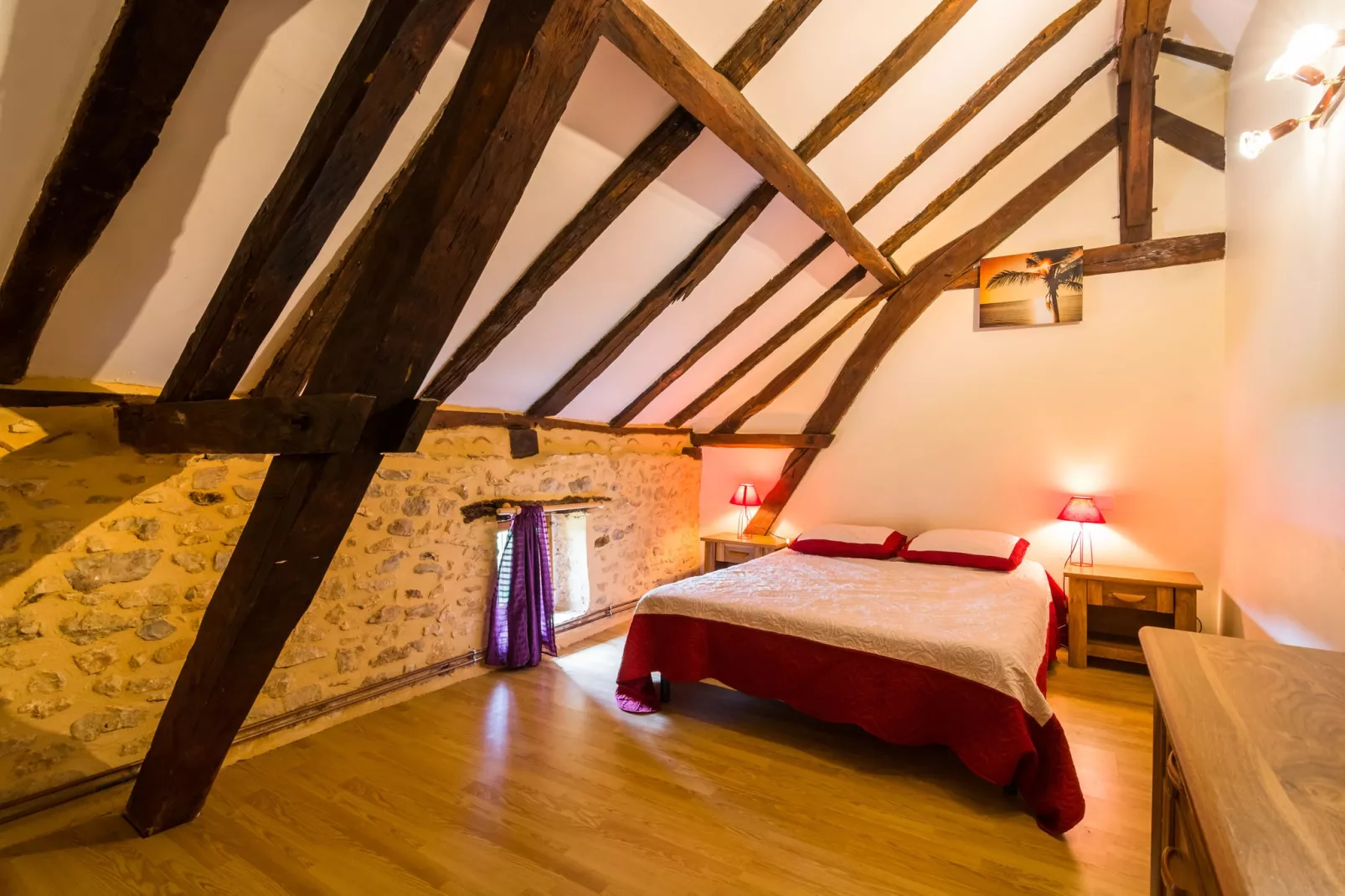 Maison de vacances Blanquefort Sur Briolance 12 pers-Bedroom