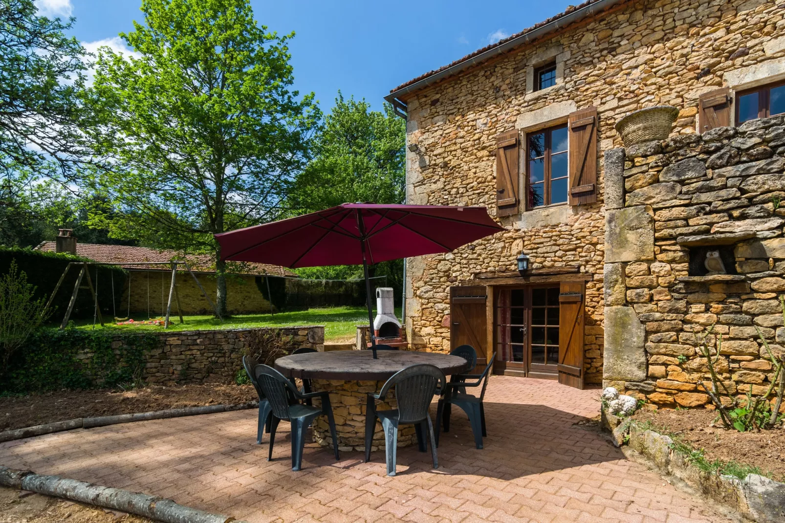 Maison de vacances Blanquefort Sur Briolance 12 pers-Terrace balcony