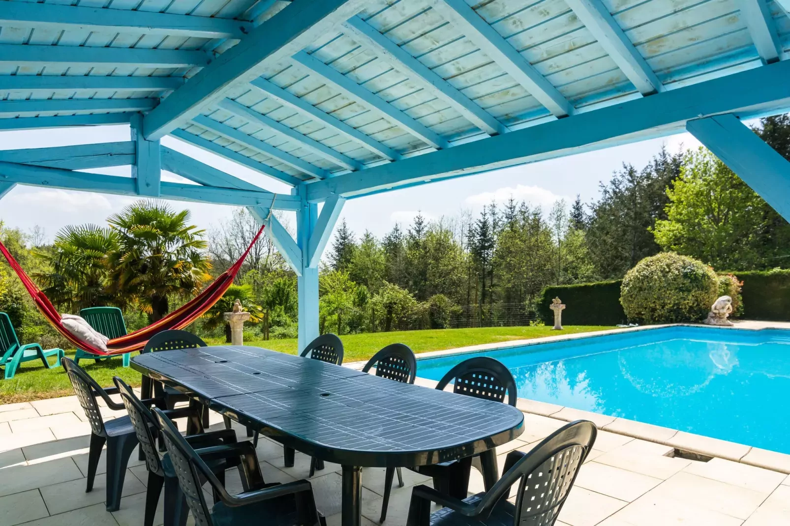 Maison de vacances Blanquefort Sur Briolance 12 pers-Terrace balcony