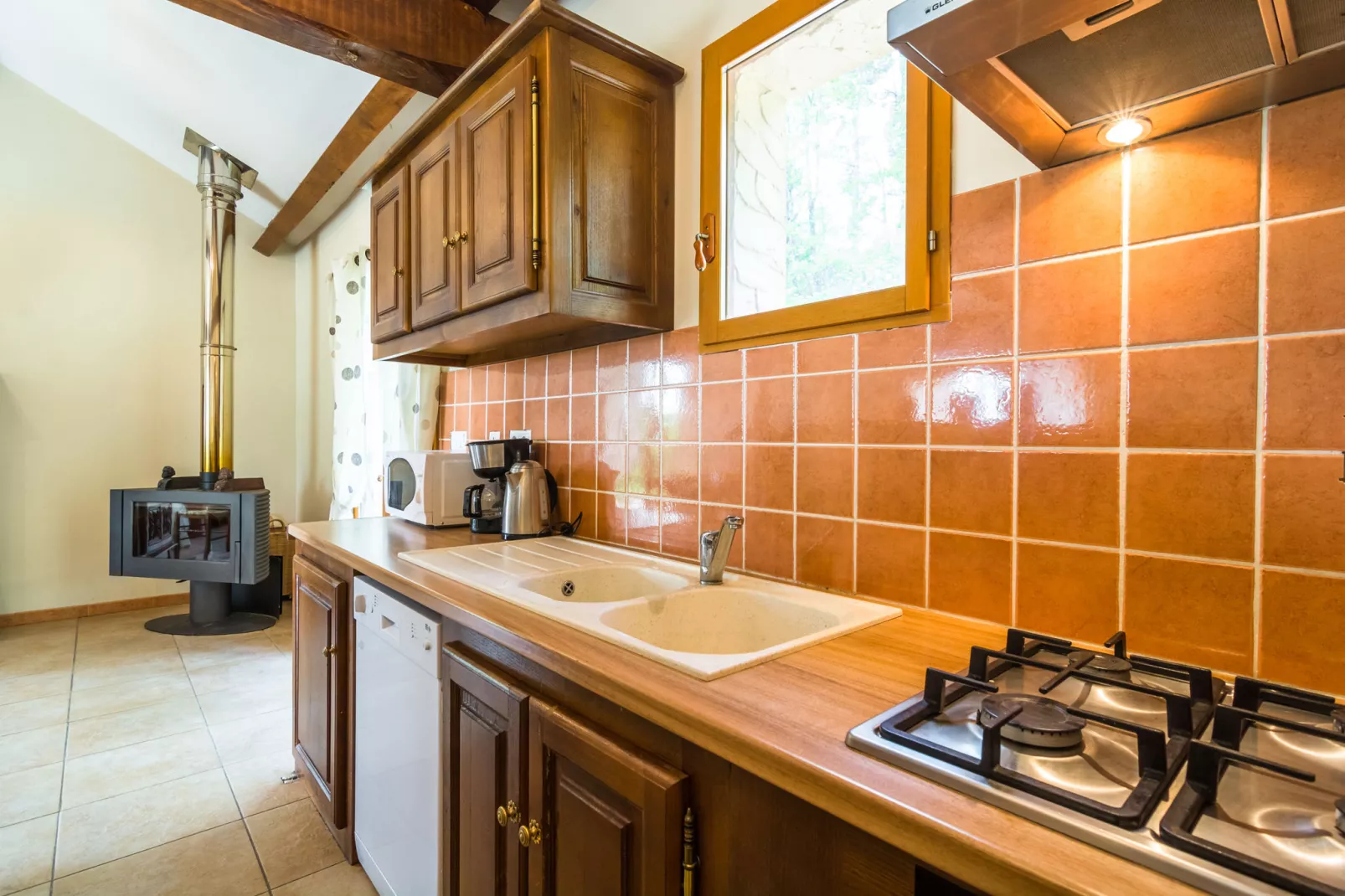 Maison de vacances Blanquefort sur Briolance 10 pers-Kitchen