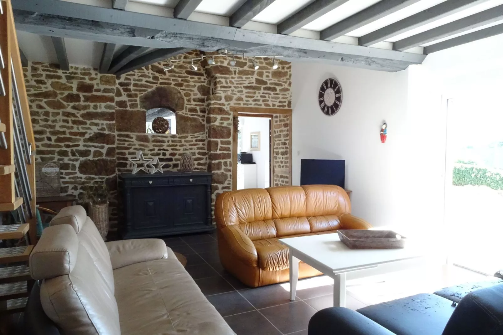 Ferienhaus Saint Ovin-Salon