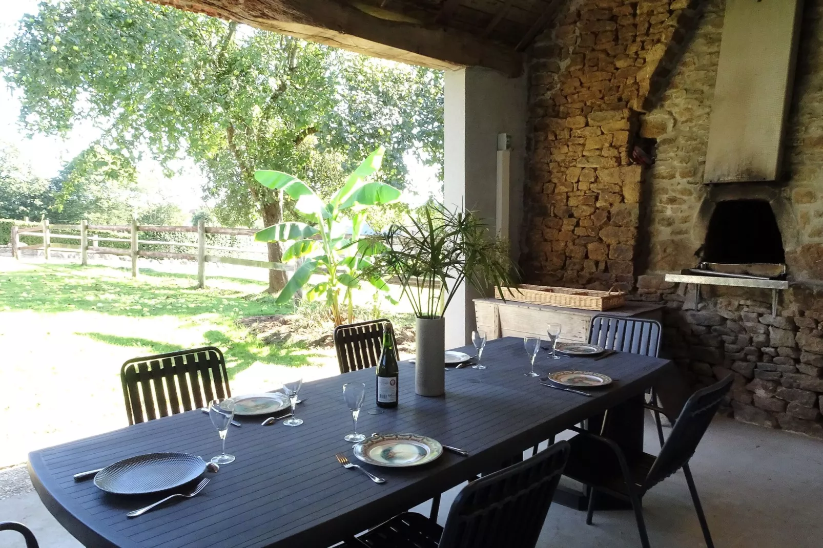 Ferienhaus Saint Ovin-Balcon-terrasse