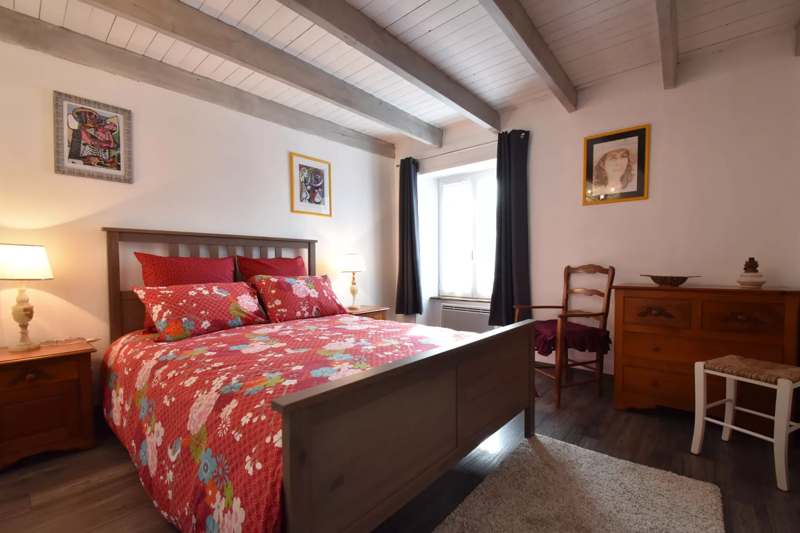 Maison de la Cosnadière-Schlafzimmer