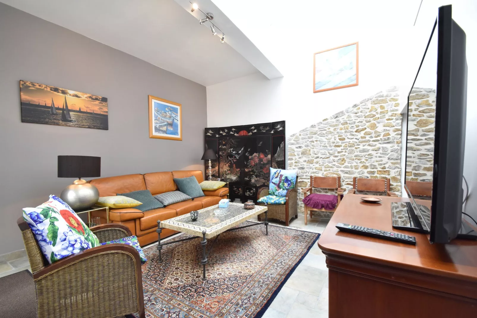 Maison de la Cosnadière-Wohnzimmer