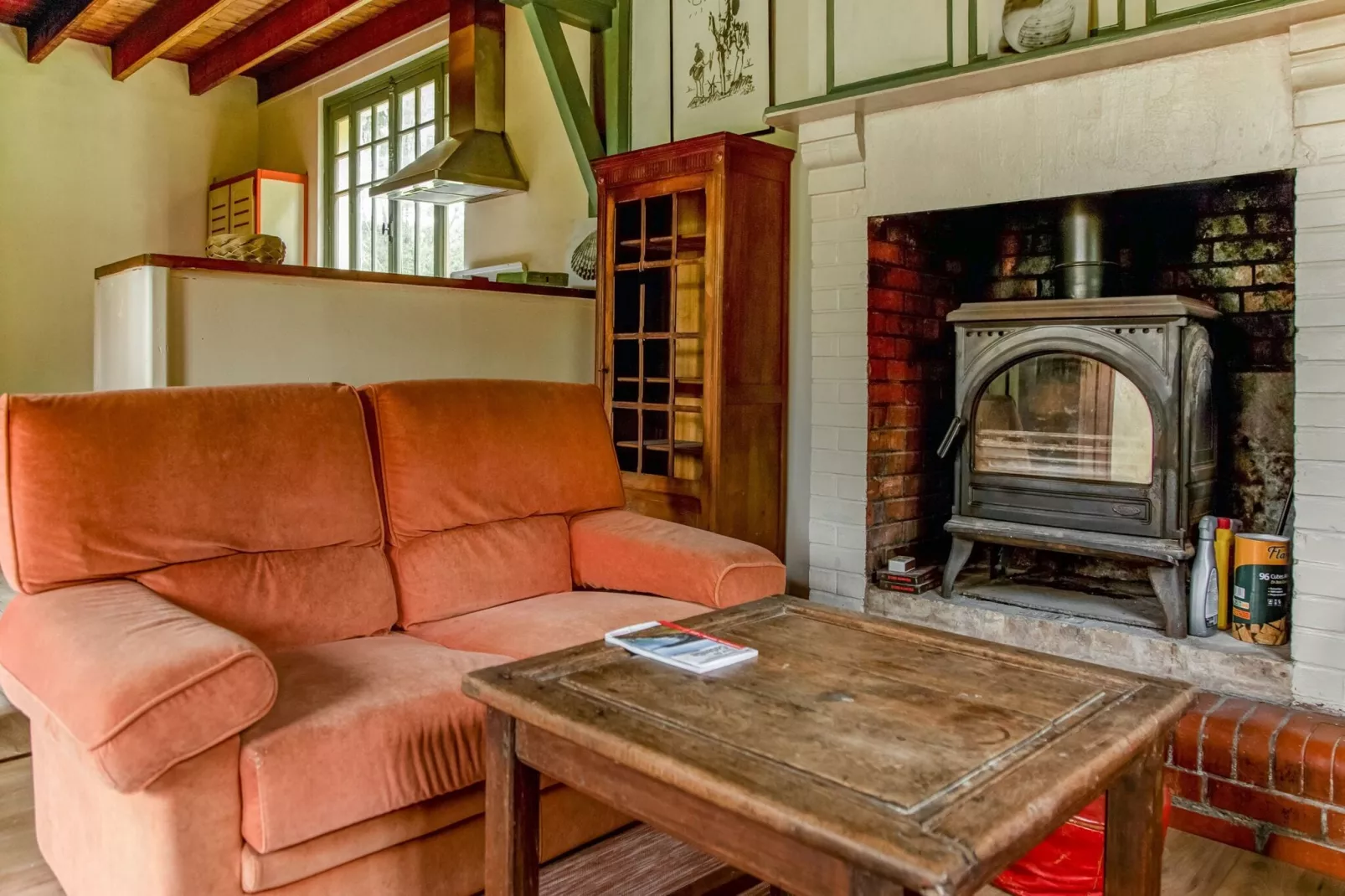 Holiday home in Portbail-sur-Mer with terrace-Living room