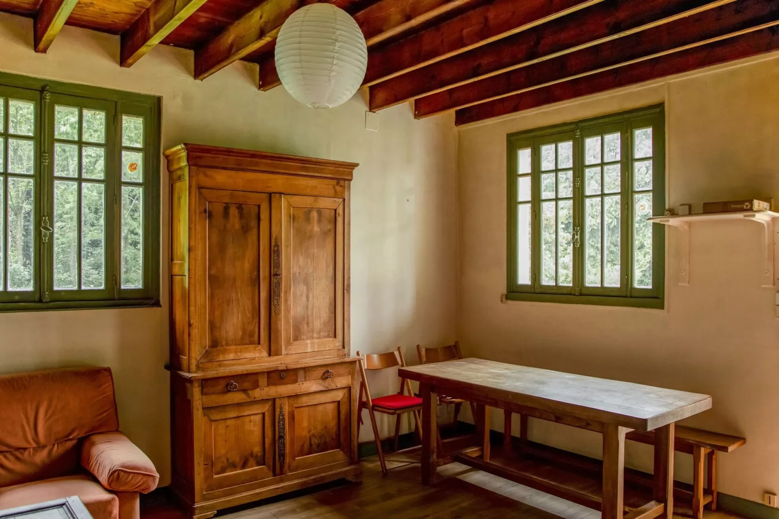 Holiday home in Portbail-sur-Mer with terrace-Dining room