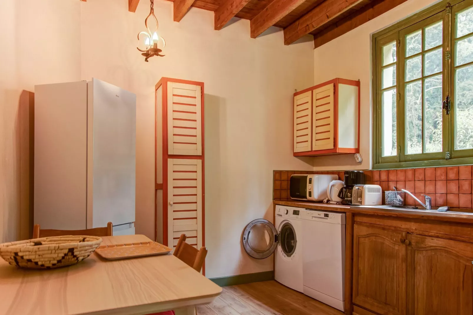 Holiday home in Portbail-sur-Mer with terrace-Kitchen