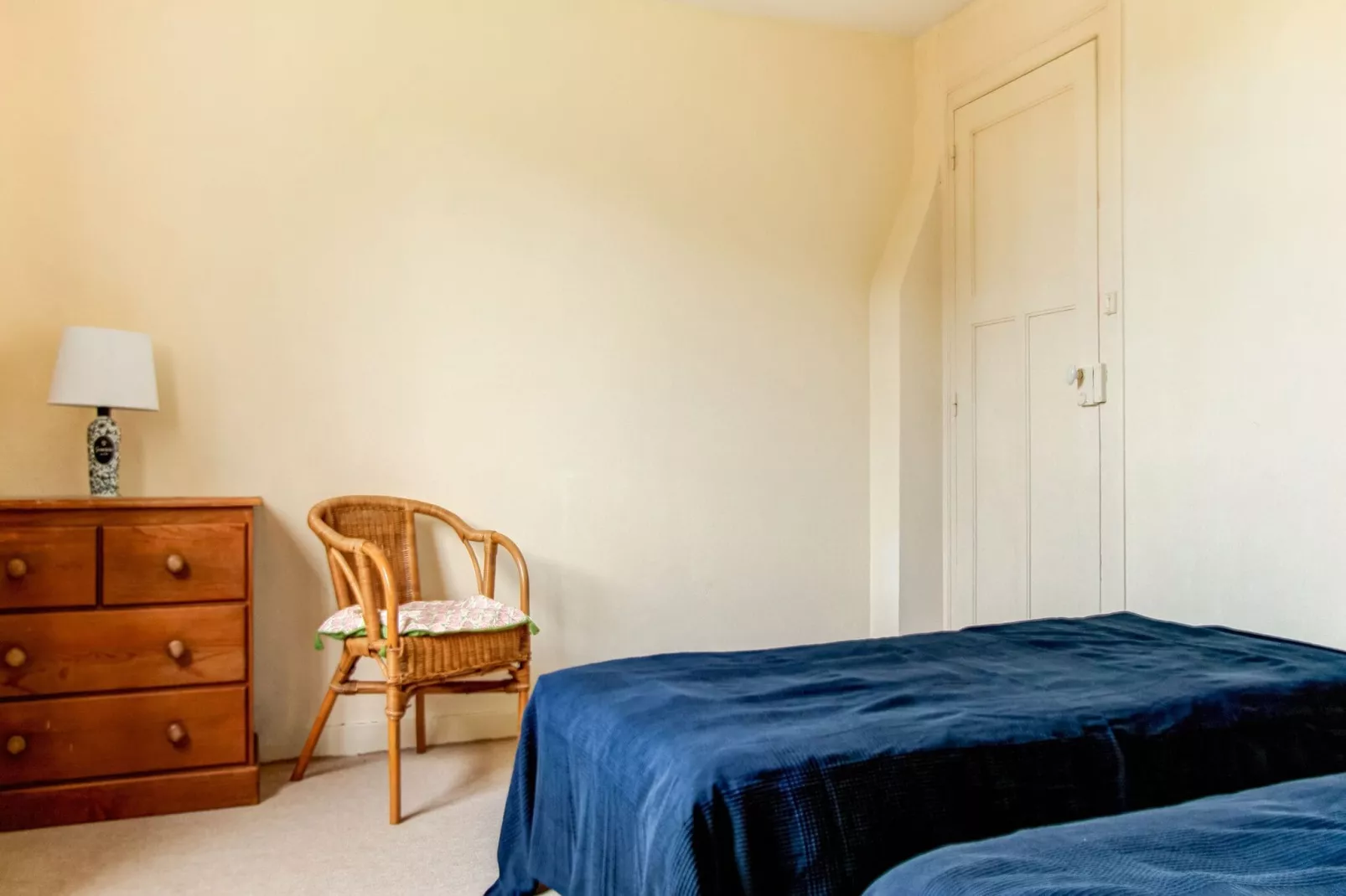 Holiday home in Portbail-sur-Mer with terrace-Bedroom