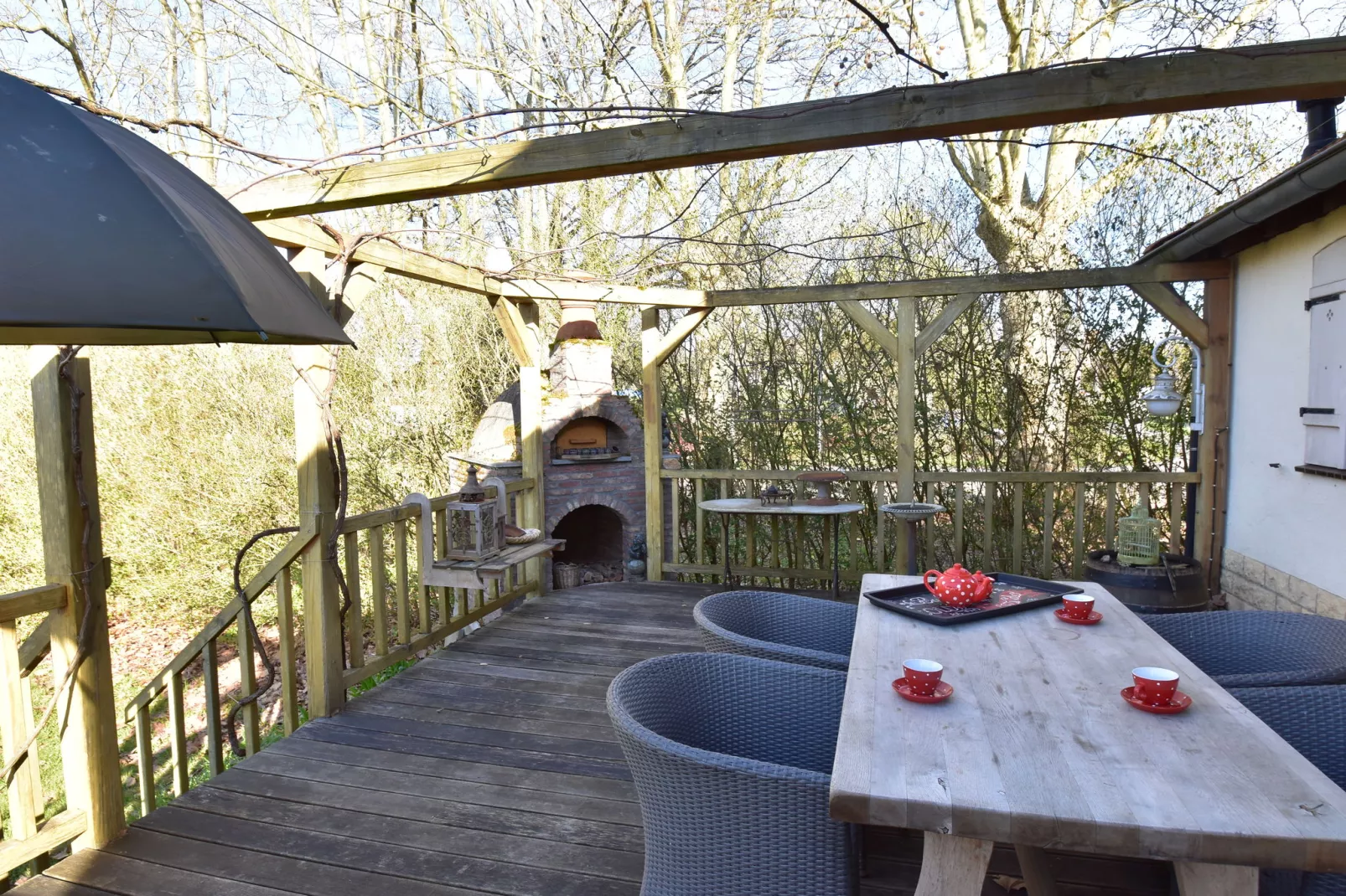 Gite Maison de Garde Barrières-Terrace balcony