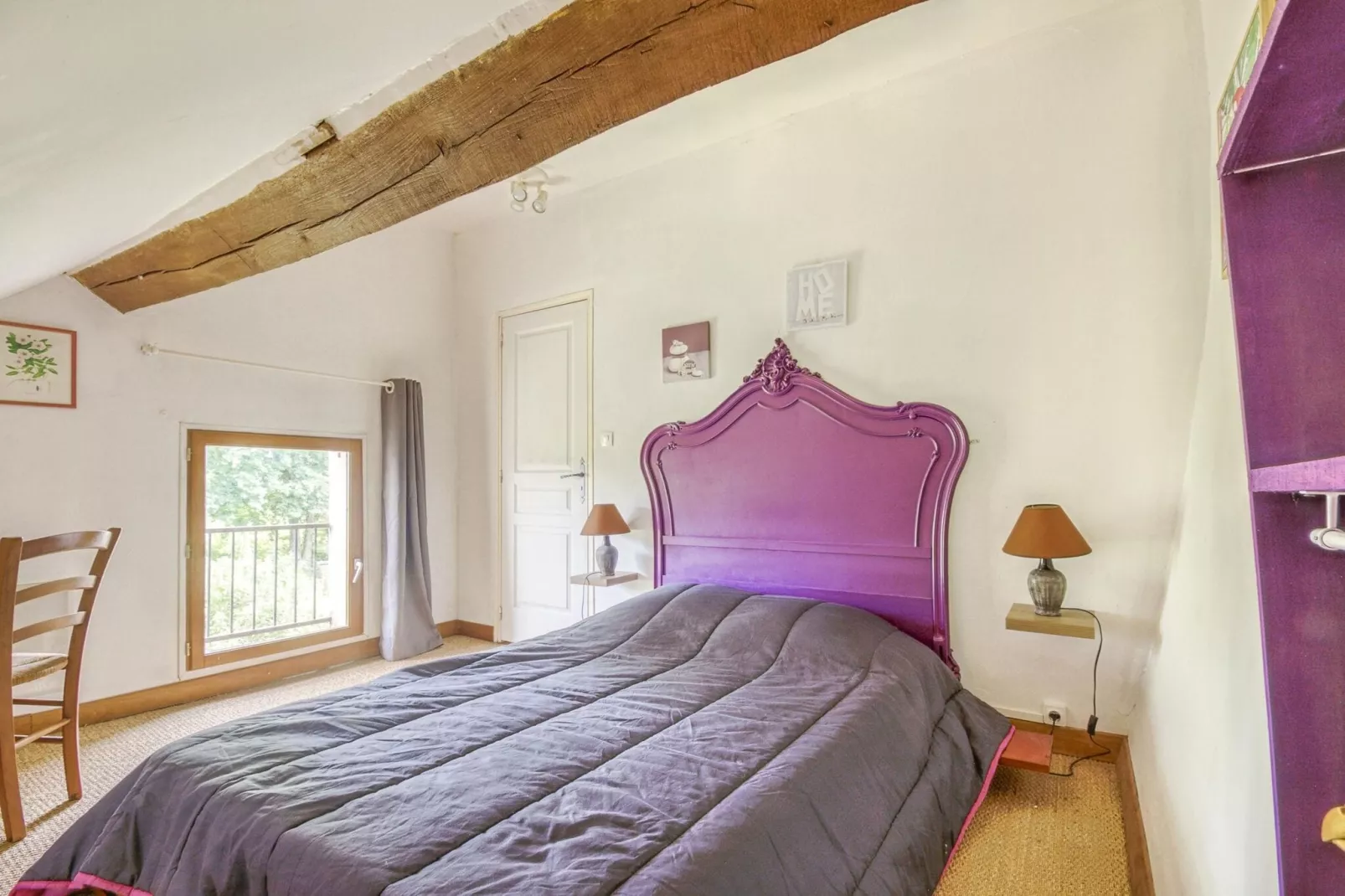 Les Volets Rouges-Bedroom