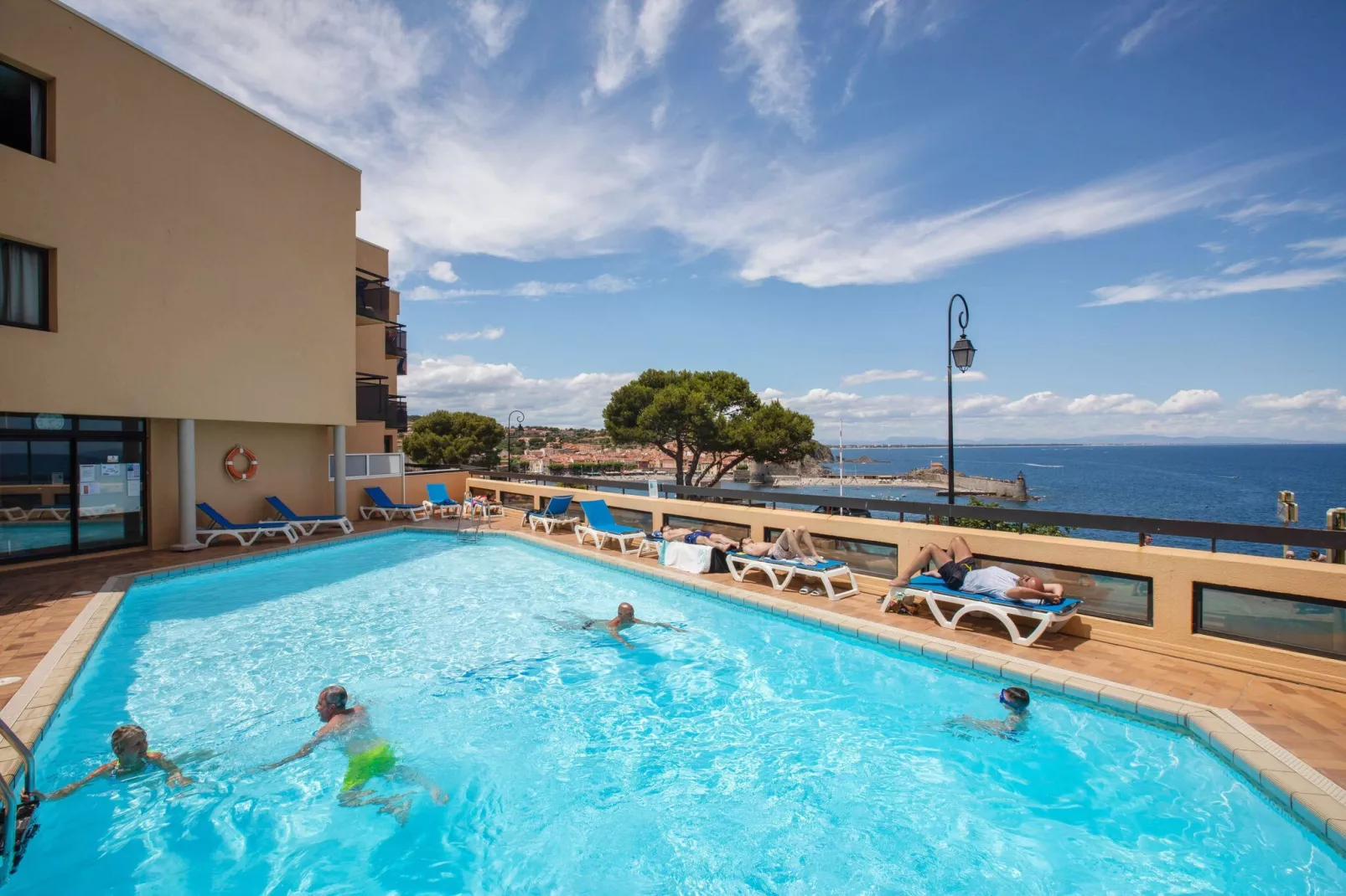 Les Balcons de Collioure - 14  Studio 4 p - rénové-Pool