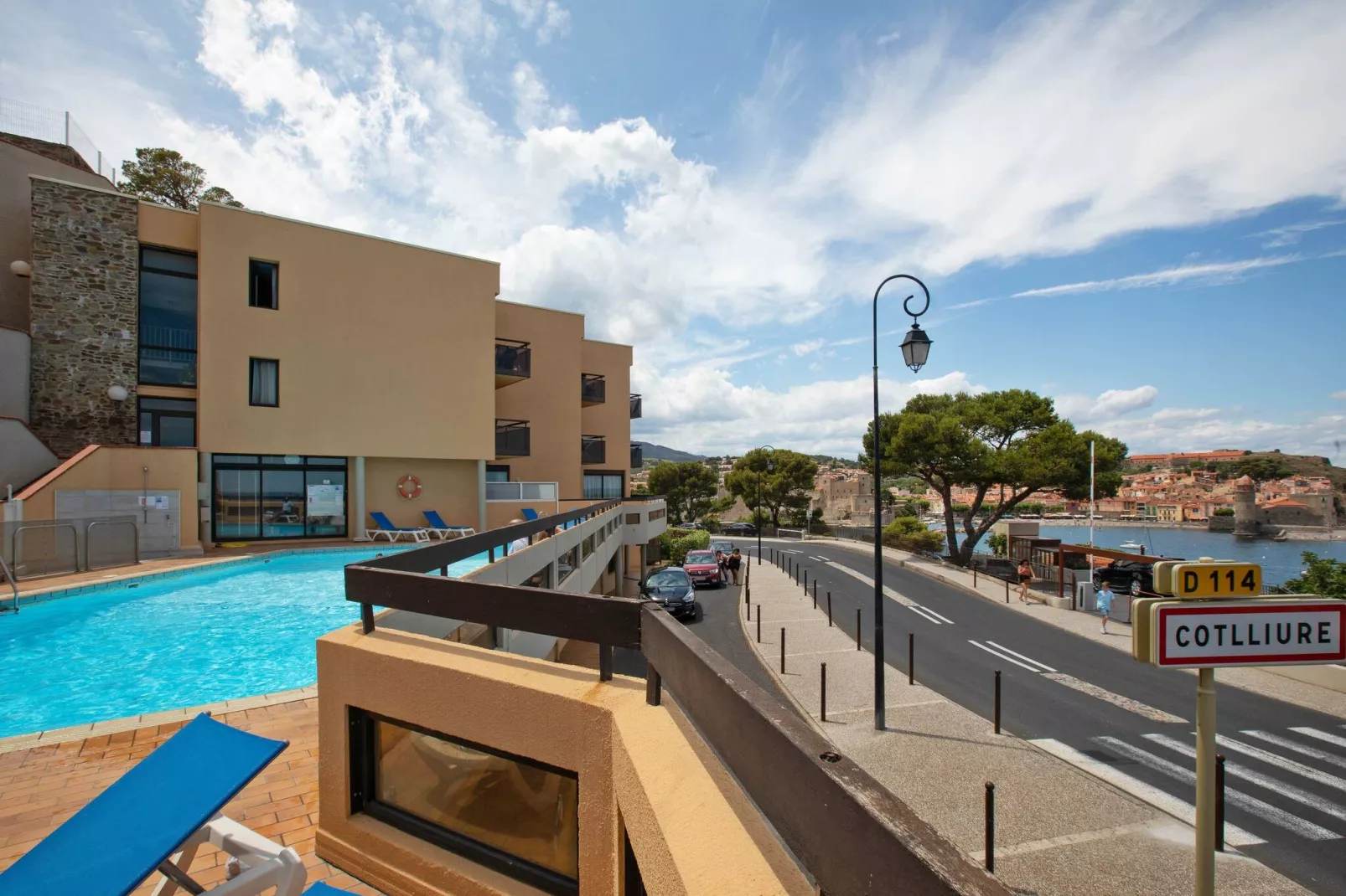 Les Balcons de Collioure - 14  Studio 4 p - rénové-Pool