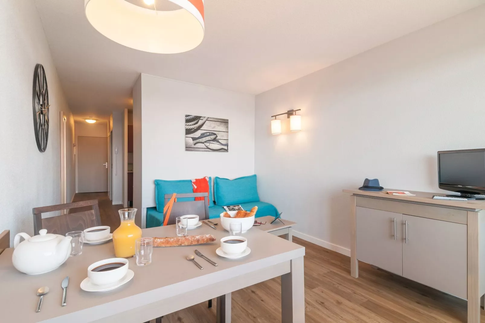 Les Balcons de Collioure Collioure - 14F Studio 22 - rénové-Wohnzimmer