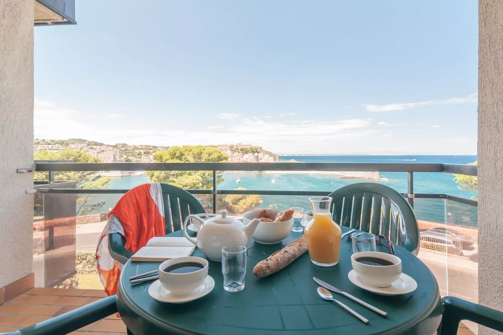 Les Balcons de Collioure Collioure - 14F Studio 22 - rénové-Terrassenbalkon