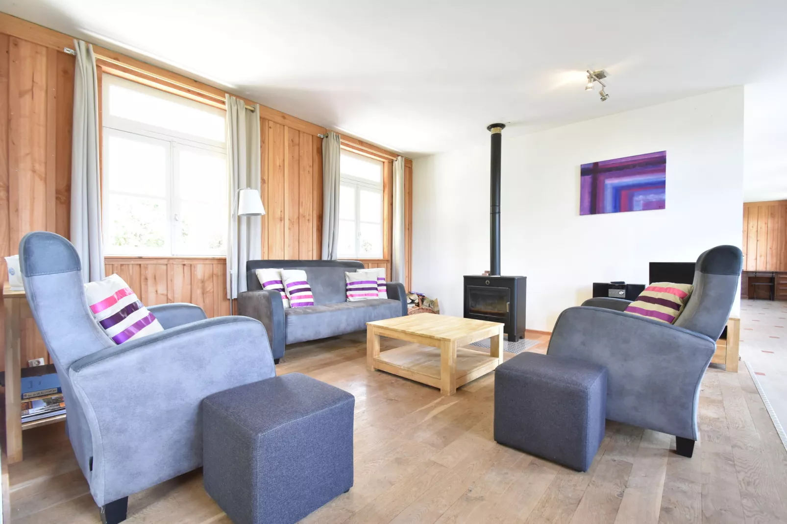 Gite 6 pers Bellevue - Le-Chardonneret-Living room